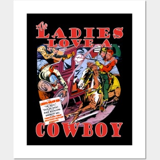 The Ladies Love a Cowboy Posters and Art